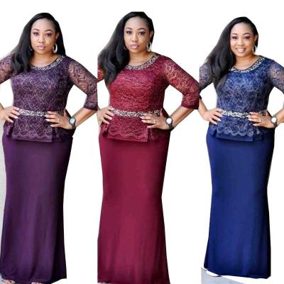 China African Print Fashion Women Plus Size African Print Dress Long Dress Plus Size African Clothing 5xl Clothing for sale