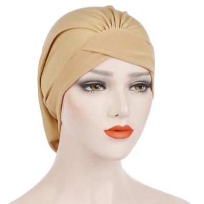 China Hot sale muslim hijab hat wholesale muslim turban hats milk cotton fiber for sale