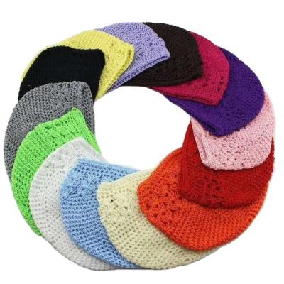 China Cotton Knitted Small Size Children Knitting Muslim Men Prayer Hat Hat98 for sale