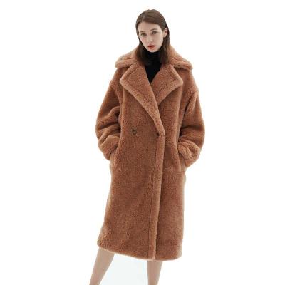 China 2021customized Anti-wrinkle coat winter women plus size fur teddy bear coats jacket women's coats for sale