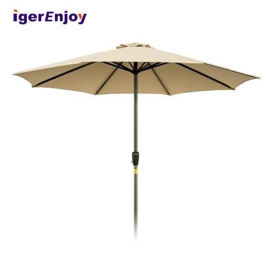 China Chinese Cheap Custom Popular Outdoor Furniture Garden Umbrella 9ft Tall for sale