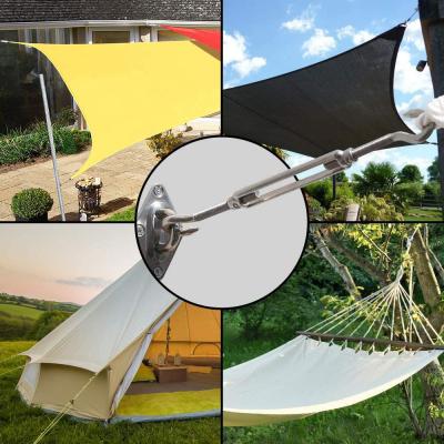 China Outdoor Location Sun Resistant Shade Sail Fixing Kit For Rectangle for sale