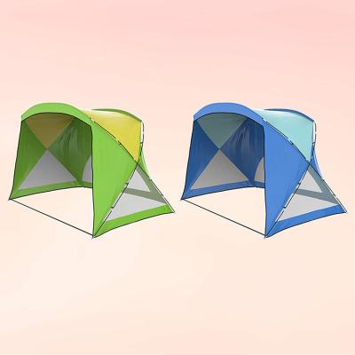 China Diagonal Tie Type Outdoor Automatic Beach Tent Waterproof Beach Tent 2 Person Fishing Pop Up Tent For Camping And Traveling for sale