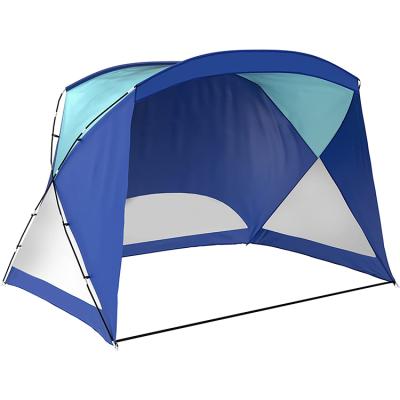 China Diagonal tie type UV top tent camping beach tent sun shelter awning protection windproof fishing tents for sale