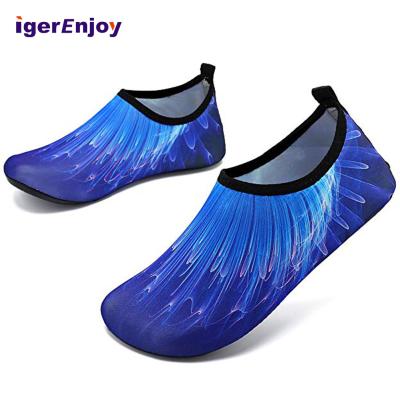 China Durable Soft Flexible Comfort Unisex Beach Shoes Aqua Shoes , Promotional Beach Boat Shoes Surf for sale