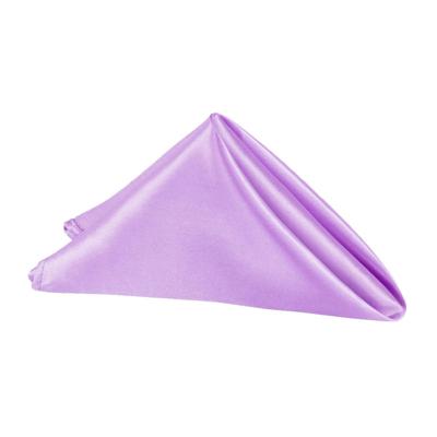 China Satin Cloth Lavender Chiffon/Satin Napkin Table Decoration For Wedding/Party Red Color 50x50cm Table Napkin Cloth Soft Polyester Cloth for sale