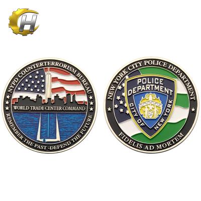 China New York Custom Coin USA New York Custom Police Coin New York Challenge Custom Coin for sale