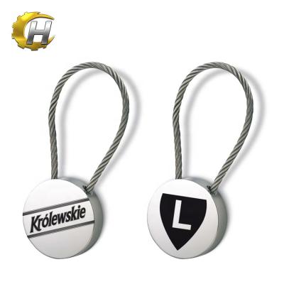 China Worldwide Promotional Custom Existing Logo Gear Shape Mute Key Bottle Metal Chain Keychains for sale