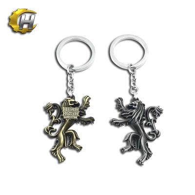 China Worldwide Game Of Thrones 3d Custom Key Chain Game for sale