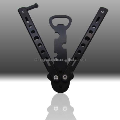 China Viable Butterfly Bottle Opener Balisong Bottle Opener New Year Special Discount for sale