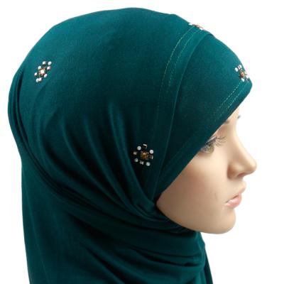 China Rhinestone Women Faux Stone Hijab Scarf 2021Big Waist Tank Top Hijab Shawl For Dubai Scarf Wholesale for sale