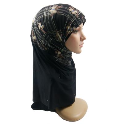 China 2021in New Style Running Cotton Soft Smooth Feeling Arab Muslim Hijab Women Tank Top Scarf Printed Hijab For Muslim Women for sale