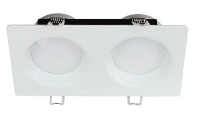 China Koele Witte Vierkante Dimmable-LEIDENE Downlight 5 Duim 12W 900lm - 940lm Te koop