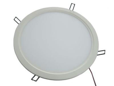 China Round Flat Panel LED Light SMD 3528 450lm - 500lm For Store / Shop Lighting for sale