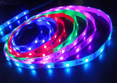 China 5050 RGB 5 de Meter Flexibele LEIDENE van IC Strook Lichte Kleur die in IP20 voor Auto's veranderen Te koop