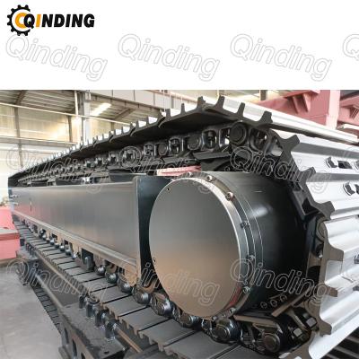 China Building Material Shops QDST-10T Customized Hydraulic Track Crawler Undercarriage / Steel Frame Assembly With Hydraulic Motor for sale