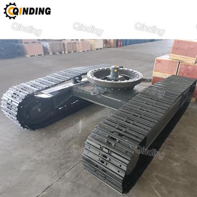 China energy & Mining QDST-10T 10 Ton Steel Track Undercarriage With Slewing Bearing For Excavator for sale