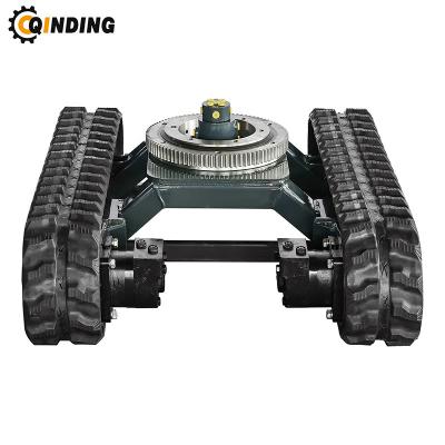 China energy & Mining QDRT-3T 3 Ton Rubber Track Undercarriage With Slewing Bearing For Excavator for sale