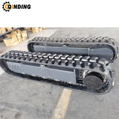 China QDRT-3T 3 Ton Rubber Track Undercarriage With Machine Shop Beam For Construction Machinery for sale