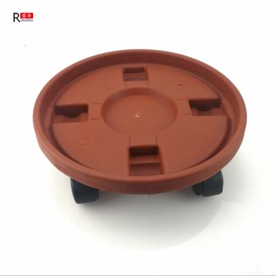 China 30cm de Plastic Basis van de Bloempot met Wielen 4 Rollen Beweegbare Lichtgewicht Te koop