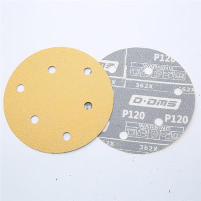 China Weld Seam Cleaning 60/80/120/5-Inch Hook and Gold Loop 8 Holes 5-Inch Discs Sanding Sanding Sanding Discs for sale