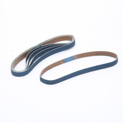 China Cleaning High Quality 10*330mm Seams Zirconia Weld Abrasive Sanding Belt For Polishing Stainless Steel for sale