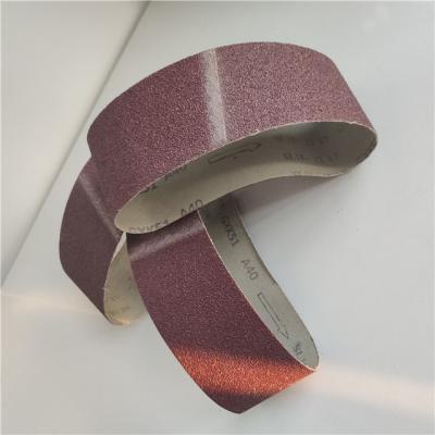 China Cleaning Seams 75*610mm Welding Belt gxk51 Red Sanding Size For Sanding Wood for sale