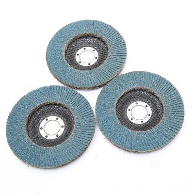 China Cleaning Weld Sanding Disc 40 Seams 125mm 60 80 120 Abrasive Dust Zirconium Fin Disc Manufacturers For Stainless Steel Metal for sale