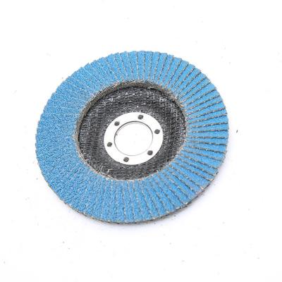 China Seams Zirconia Corundum 4 1/2 Inch Fin Disc Grinding Wheel 40/60/80/120 Weld Sanding Sanding Cleaning for sale