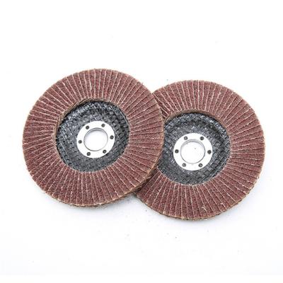 China Weld Cleaning Seams Most Popular In Southeast Asia Red Abrasive Tools 100mm Aluminum Oxide Fin Sanding Disc For Metal Polishing for sale