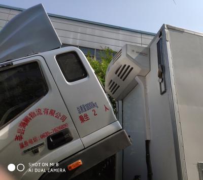 China 23-30 m3 refrigerated truck body poultry chicken transport refrigeration unit for truck container box refrigerated body for sale