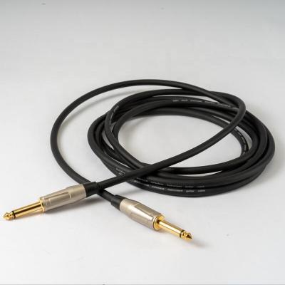 China Mono Guitar Bass 6.35 Plug To Mono Plug 6.35 Guitar Cable LN102-5 5m From China Supplier For Guitar Bass for sale