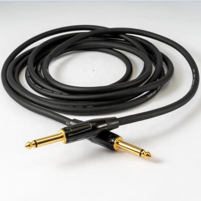 China Guitar bass 10ft 6.35 mono to 6.35 mono gold plated 3m guitar cable from china supplier for guitar bass for sale