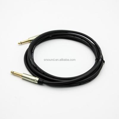 China High Quality Guitar/Bass/Guitar Mixer Cable With Gold Plated Straight Plug for sale