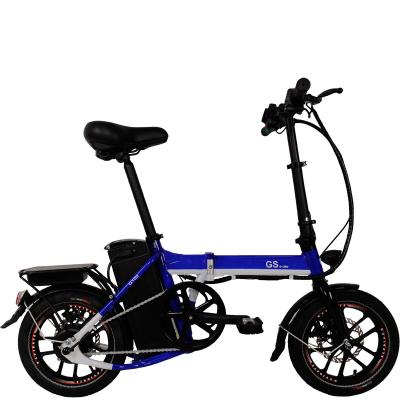 China Wholesale cheap aluminum alloy factory battery cycle bike mini electric bike kits folding electric bicycle for sale