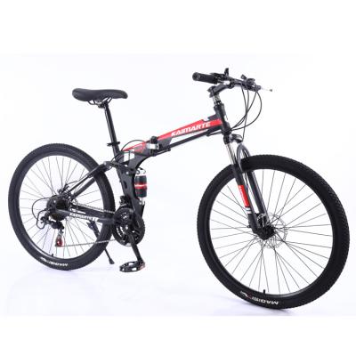 China Best Popular Design 26 Inch Folding Road Bicycle Aluminum Bikes 21 Speed ​​Mountain Travel Bike Men Adults With Low Price for sale