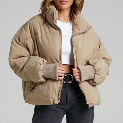 China Wholesale Anti-Wrinkle Long Sleeve Women Baseball Jackets Thick Polyester Down Womens Jackets And Coats for sale