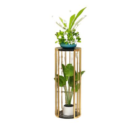 China China Factory Supply New Design Plant Rack Flower Pot Holder Stocked Planters Stand Rack For Indoor Corner Balcony for sale