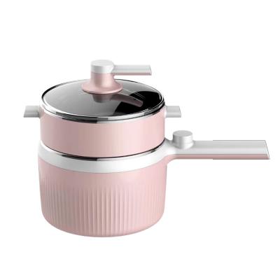 China Mini Food Noodle Soup Travel Portable Split Pot Structure Stainless Steel Electric Multi Cooking Pot with Steamers for sale