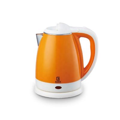 China 360 Degree Home Appliance Rotation Base Electric Quick Boil Several Colors 1.8L Double Wall Electric Kettle for sale