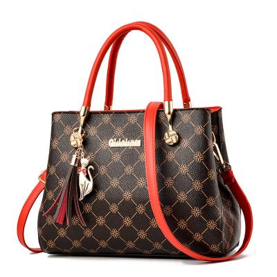 China Portable Wholesale Sac a main Femme PU Luxury Ladies Leather Hand bag Women's Luxury Handbag Supplier for sale