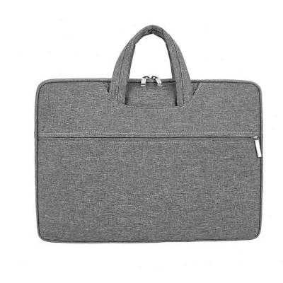 China Custom Waterproof Men's and Women's Laptop Bag Briefcase Office Waterproof Single Bag (Gray) for sale