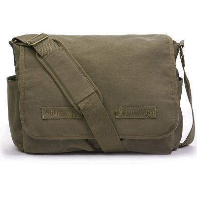 China Waterproof Canvas Messenger Bag Sling Bag Cross - Waterproof Multi-Compartment Body Shoulder Handbags Student Vintage Classic Wallet Purse for sale