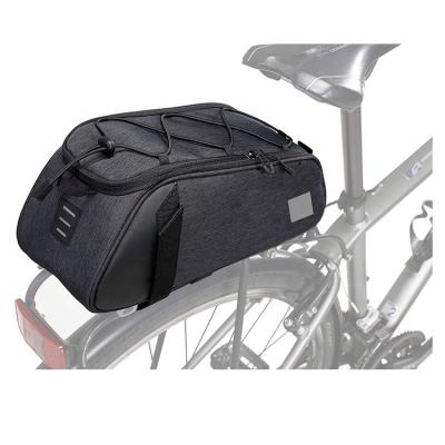 China Massive Back Seat Bag Water Resistant 8L Capacity Pannier Rack Trunk Storage Recycling Recycling Bag Bike Rear Seat Bag Cycling Backpack Bike Bicycle for sale