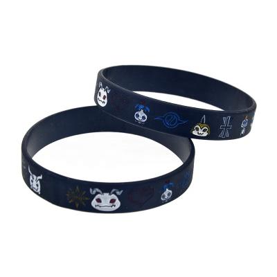 China 50PCS Digimon Hiphop Silicone Rubber Bracelet For Anime Promotion Gift Adult Size for sale