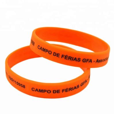 China CLASSIC Bulk Custom Wristband Silicone Wristband For Promotional Gift for sale