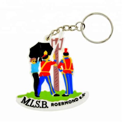 China 2D 2D Bulk Cheap Soft PVC Key Chain For Promotional Gift for sale