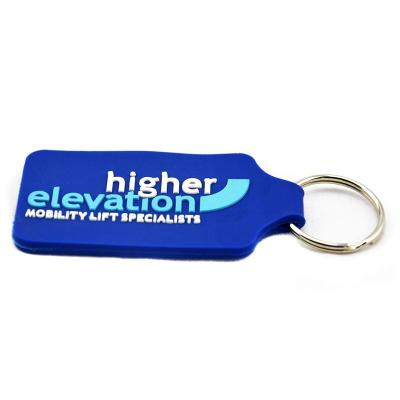 China Souvenir Gifts Promotion Rectangle Shape Soft PVC Key Chain 3D Custom Design Great For Gift Give Away for sale