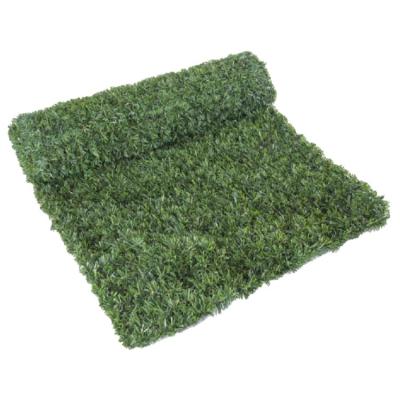 China Prevent Dust Outdoor Playground Decorative Mat Simulates Lawn Fence Green Plant Carpet Green Artificial Turf for sale