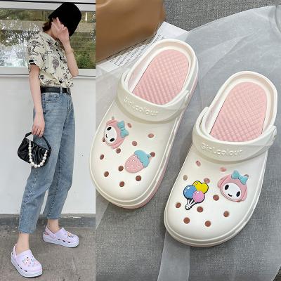 China Fashion Trend Wholesale Female Summer Cute Girl Nurse Eva Work Shoes Beach Non-slip Sandals And Slippers for sale